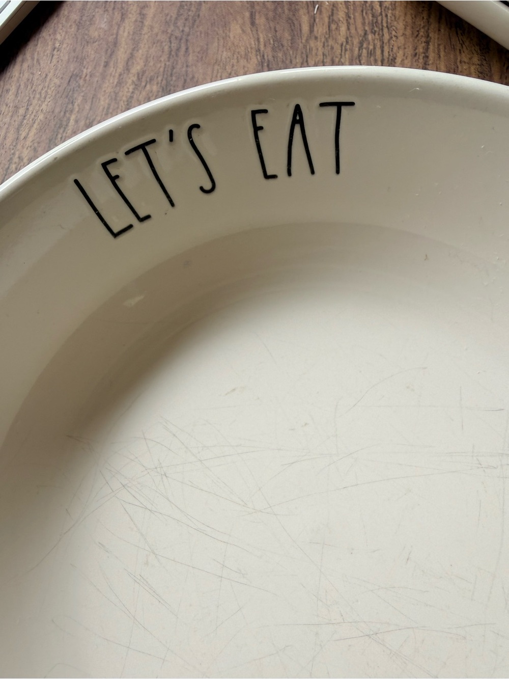 Rae Dunn Pasta Serving Bowl - EAT Size 8" - Picture 4 of 8